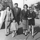 Andre DONS DE LAMBERT avec Yves JAMARD et ses enfants : 
Brigitte JAMARD, Colette et Jean-Pierre PERSON 